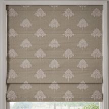 William Morris Marigold Tree Embroidery Made to Measure Roman Blind Linen