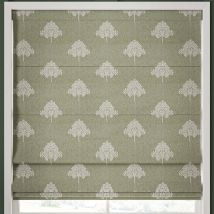 William Morris Marigold Tree Embroidery Made to Measure Roman Blind Nettle