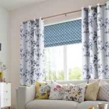 Cath Kidston Birds And Roses Made to Measure Curtain Blue
