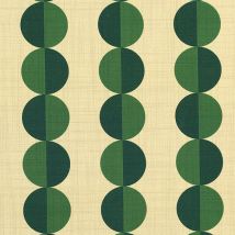 ANTE DECOR Valencia Printed Cotton Fabric Emerald