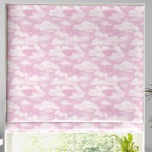 Skinnydip Clouds Made To Measure Roman Blind Pink