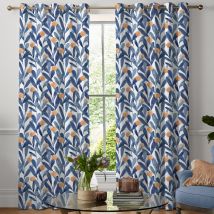 Voyage Enso Made to Measure Curtain Cobalt