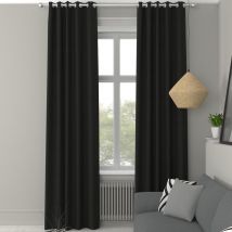 Iowa Silk Essence Made to Measure Curtain Ebony