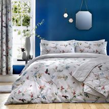 Dreams & Drapes Mansfield Duvet Cover Bedding Set Grey