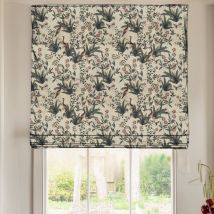 Linda Barker Rosa Fiore Linen Look Blackout Made To Measure Roman Blind Linen