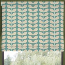 Orla Kiely Solid Stem Made to Measure Roman Blind Duckegg