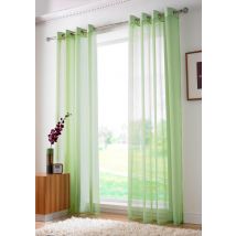 Plain Ring Top Voile Lime