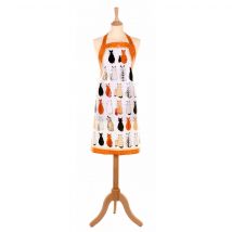 Ulster Weavers Cats In Waiting Apron PVC Orange
