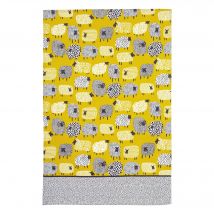 Ulster Weavers Dotty Sheep Tea Towel Yellow