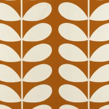 Orla Kiely - Giant Stem Made To Measure Lined Curtains Orange