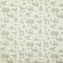 Clarke & Clarke New Forest Fabric Natural