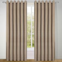Treebark Ready Made Eyelet Curtains Dove