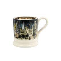 Emma Bridgewater  Cities Of Dreams London At Night 1/2 Pint Mug - Unique Handmade & Hand Decorated English Earthenware Tea/Coffee Mug