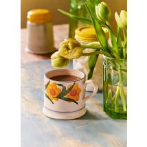 Windblown Daffodils Small Mug - Unique Handmade & Hand Decorated English Earthenware Tea/Coffee Mug  | Emma Bridgewater