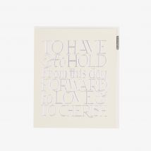 Emma Bridgewater | To Have & To Hold Silver Toast Card