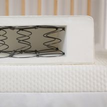 Harmony Hypo-Allergenic Bamboo Sprung Cot Bed Mattress 140 x 70cm