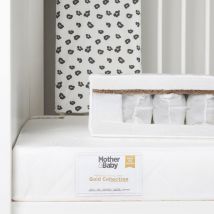 Mother&Baby Pure Gold Anti-Allergy Coir Pocket Sprung Cot Mattress 120 x 60cm