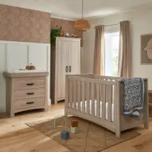 Isla 3 Piece Nursery Furniture Set - Ash