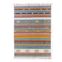 Geometric Multi Colour Carpet 120 x 60cm