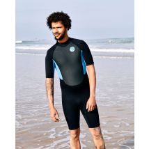 Saltrock Core 3/2 Men's Shortie Wetsuit - Blue | 5 Sizes, Black / L
