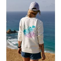 Find The Perfect Wave - Womens Sweat - White, White / L