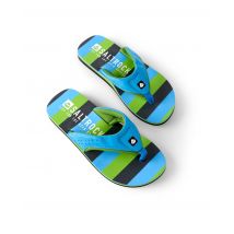 Saltrock Mens Flip Flops - Blue - Striped - Size: EU42