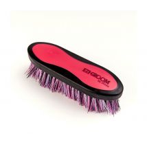 Ezi-Groom Grip Dandy Brush - Bright Pink / L