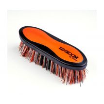 Ezi-Groom Grip Dandy Brush - Orange / L