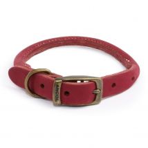 Ancol Timberwolf Round Collar - Raspberry / 28-36cm