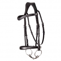 Henry James Cavesson Bridle - Black / Full
