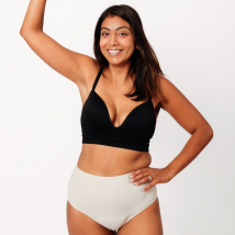 NIXI Body Coni Sporty High Waist Underwear - Cream / S