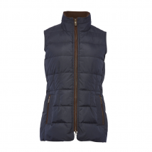 Dubarry Womens Spiddal Quilted Gilet - Navy Multi / UK 10