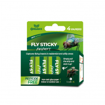 Lodi Organ-X Fly Sticky Papers - Pack of 4