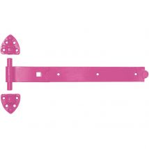 Perry Equestrian Heavy Reversible Hinges - Pink / 18"