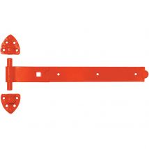 Perry Equestrian Heavy Reversible Hinges - Red / 18"