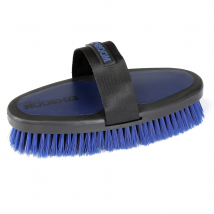Shires Ezi-Groom Grip Body Brush - Navy / L