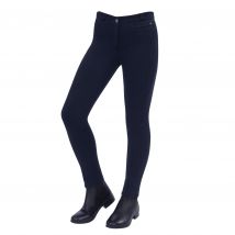 Dublin Supa-Fit Zip Up Knee Patch Ladies Jodhpurs - Navy / 24"