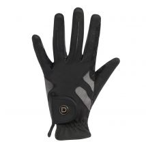 Dublin Cool-It Gel Riding Gloves - Black/Grey / XL