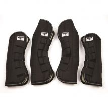 Saxon Travel Boots - Black / Pony