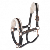 Waldhausen Elegant Halter - Black/Rose / Pony