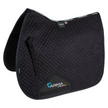 Shires ARMA Suede Saddlecloth - Black / 17-18"
