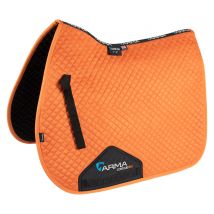 Shires ARMA Suede Saddlecloth - Burnt Orange / 15-16.5"