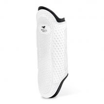 KM Elite Pro Mesh Hybrid Brushing Boot - White / L - 3 Strap