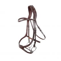 Montar US Excellence Leather Bridle - Brown / Pony