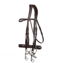 Montar Normandie Double Leather Bridle - Brown / Cob