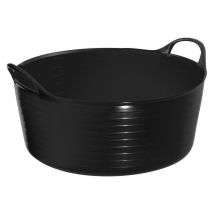 Perry Equestrian Flexi-Fill  Shallow Flexible Tubs/Trugs - Black / 15L