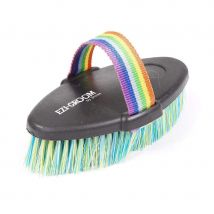 Shires Ezi-Groom Shape Up Body Brush - Blue/Yellow / L