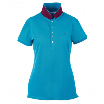 Dublin Lily Cap Sleeve Ladies Polo - Arctic Blue / XS