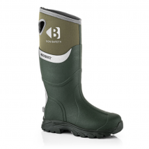 Buckbootz BBZ Walkerz Non-Safety Rubber/Neoprene Boot - Green / UK 5