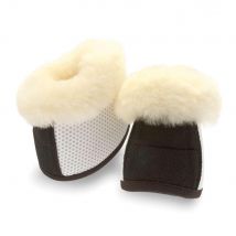 KM Elite Pro Mesh Over-Reach Boots with Lambswool - M / White